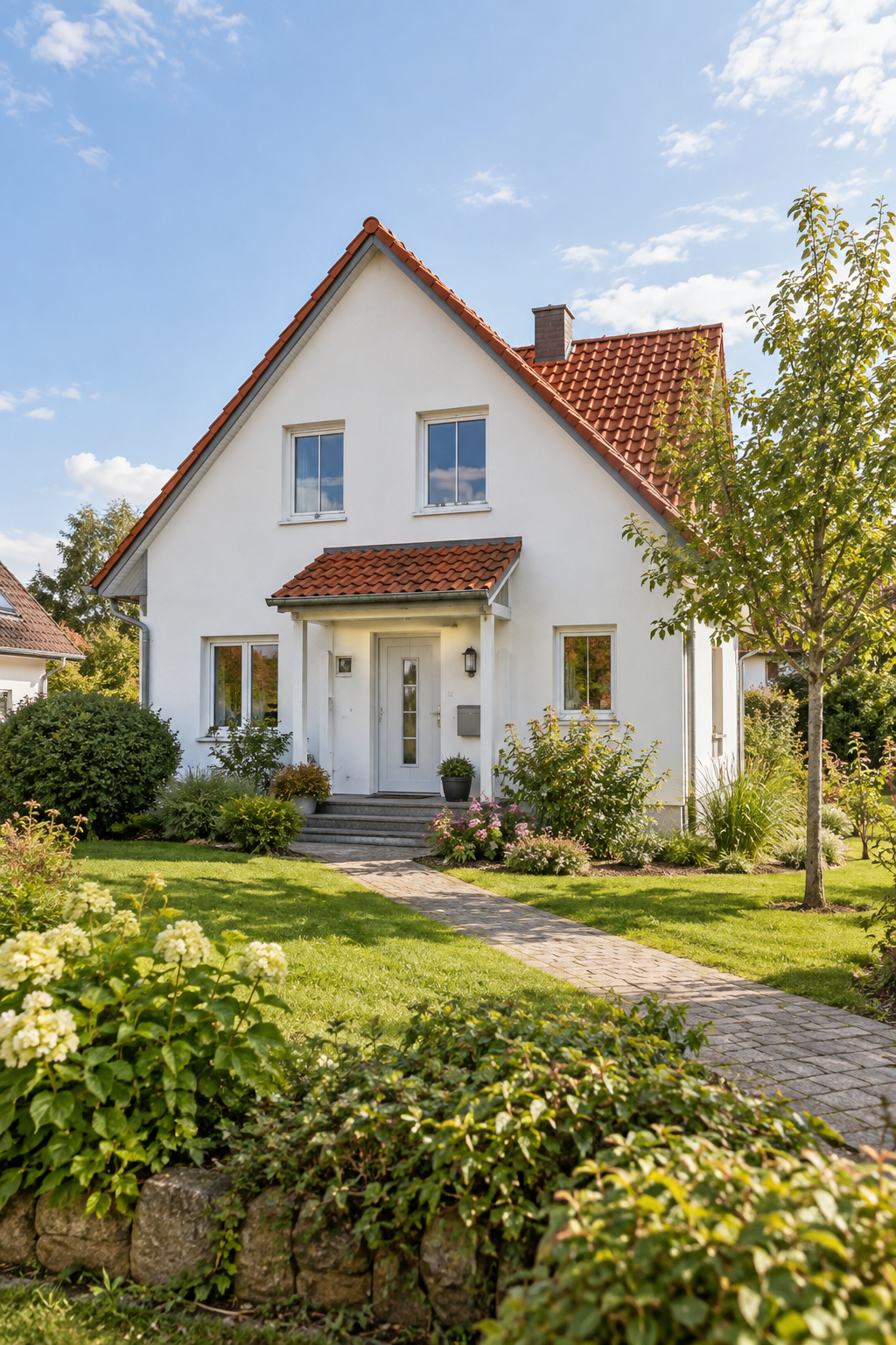 Gepflegtes Einfamilienhaus mit Garten in einer deutschen Wohnlage